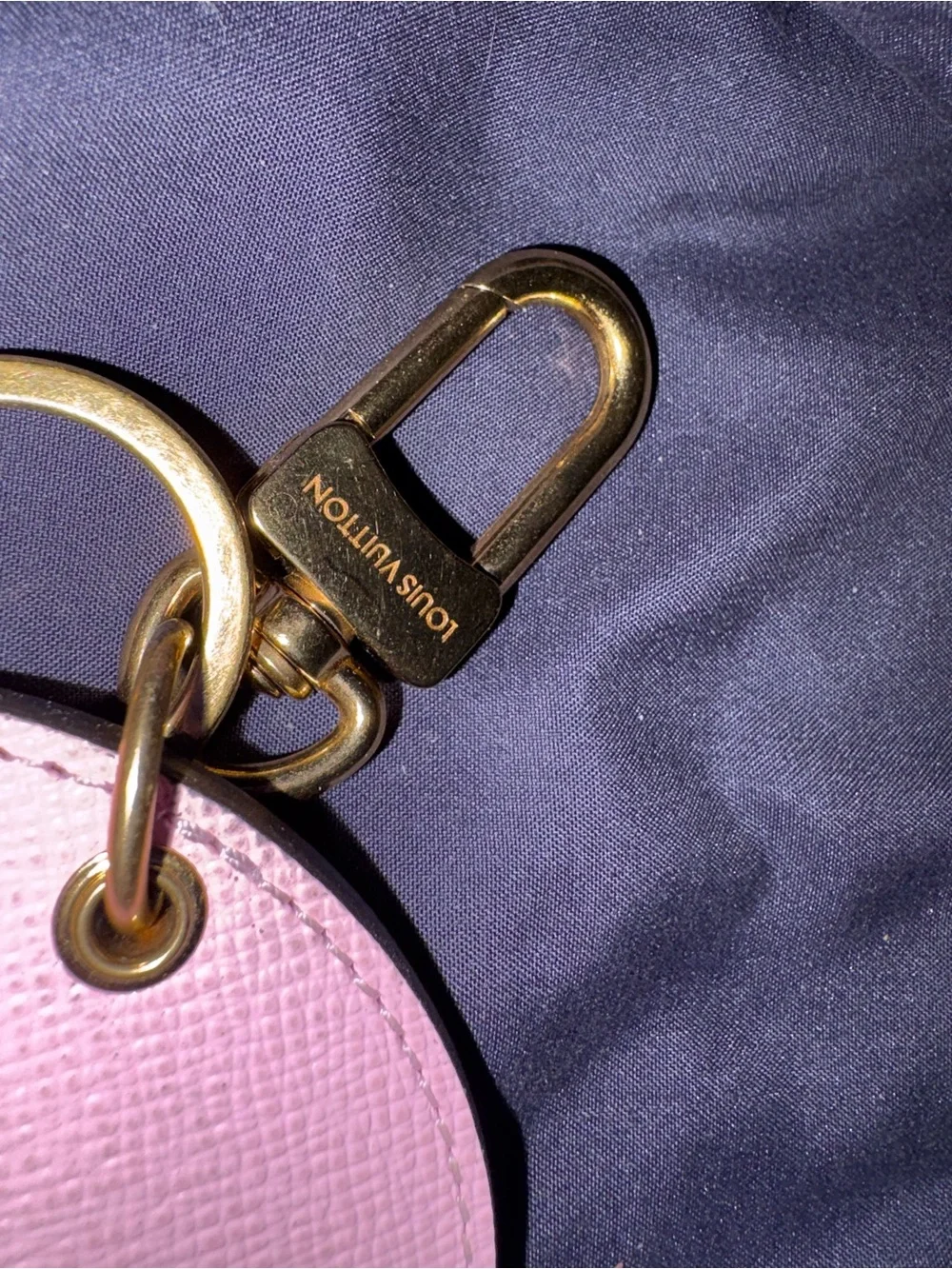 LOUIS VUITTON Monogram Porte Cre Illustre Key Ring M00499 LV Auth 73789A Japan